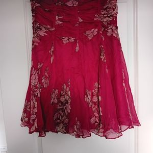 Skirt, Size PS, Color Pink 100% Silk